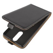 Pokrowiec z klapką na magnes Prestige Slim Flexi czarny Lenovo K5 Note