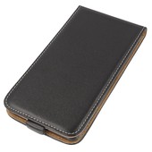 Pokrowiec z klapką na magnes Prestige Slim Flexi czarny Lenovo K5 Note / 2