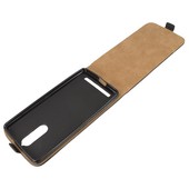 Pokrowiec z klapką na magnes Prestige Slim Flexi czarny Lenovo K5 Note / 8