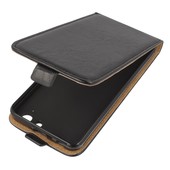 etui z klapk� z klapk� na magnes Prestige Slim Flexi czarny do Lenovo Vibe K5