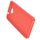 Pokrowiec silikonowe etui BACK CASE czerwone Microsoft Lumia 650 / 5