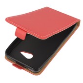 etui zamykane z klapk� na magnes Prestige Slim Flexi czerwony do Microsoft Lumia 550