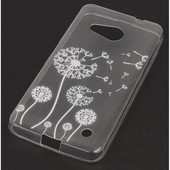 etui ze wzorem etui silikonowe Henna Dmuchawce bia�e do Microsoft Lumia 550