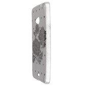 Pokrowiec etui silikonowe Koronka Róża czarna Microsoft Lumia 535 / 6