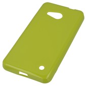 Pokrowiec silikonowe etui BACK CASE zielone do Microsoft Lumia 550