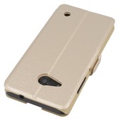 Pokrowiec etui Flip View złote Microsoft Lumia 550 / 5