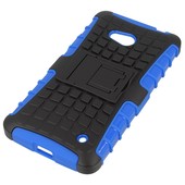 Pokrowiec etui pancerne Hybrid Case niebieski do Microsoft Lumia 640 Dual SIM