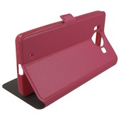Pokrowiec etui Flexi Book różowe Microsoft Lumia 950 / 9