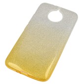 Pokrowiec etui �elowe Shine Case z�ote do MOTOROLA Moto G5S