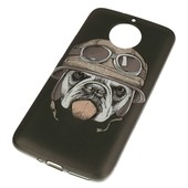 Pokrowiec etui silikonowe wz�r Motodog do MOTOROLA Moto G5S