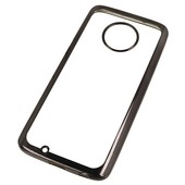 etui na ty� etui �elowe Ultracienkie z ramk� czarn� do MOTOROLA Moto G6
