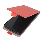 Pokrowiec z klapk na magnes Prestige Slim Flexi czerwony do MOTOROLA Moto X Play
