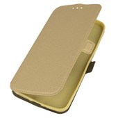 etui z klapk� etui Flexi Book z�ote do MOTOROLA Moto G5S