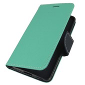 etui ksi��eczkowe etui z klapk� na magnes Fancy Case mi�towo-granatowe do NOKIA 6