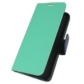 Pokrowiec etui z klapk na magnes Fancy Case mitowo-granatowe do NOKIA 7.1