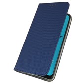 etui z klapk� etui z klapk� Magnet Book granatowe do Oppo AX7