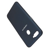 Pokrowiec etui oryginalne OPPO silikonowe BACK CASE niebieskie Oppo AX7 / 6