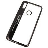 Pokrowiec etui silikonowe Electroplating czarne do Xiaomi Redmi S2