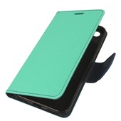 Pokrowiec etui z klapk� na magnes Fancy Case mi�towo-granatowe do Xiaomi Redmi Note 5A Prime