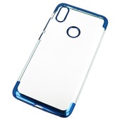 Pokrowiec etui silikonowe z ramk Elegance niebieskie do Xiaomi Redmi S2