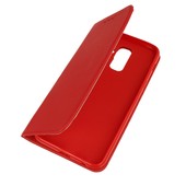 Pokrowiec etui z klapk� Magnet Book czerwone do SAMSUNG Galaxy A6+ 2018