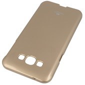 Pokrowiec etui silikonowe Mercury JELLY CASE złote SAMSUNG Galaxy A8 / 2