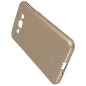 Pokrowiec etui silikonowe Mercury JELLY CASE złote SAMSUNG Galaxy A8 / 5