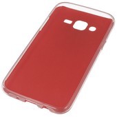 Pokrowiec etui silikonowe 0.3mm JELLY CASE SKÓRA czerwone SAMSUNG Galaxy J5 / 3
