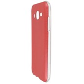 Pokrowiec etui silikonowe 0.3mm JELLY CASE SKÓRA czerwone SAMSUNG Galaxy J5 / 7