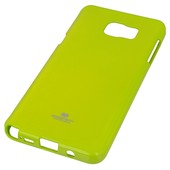 Pokrowiec etui silikonowe Mercury JELLY CASE limonkowy do SAMSUNG Galaxy Note 5