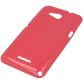 Pokrowiec silikonowe etui BACK CASE rowe do HUAWEI Ascend Y600