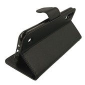 Pokrowiec etui z klapką na magnes Fancy Case czarne SAMSUNG Galaxy A10 / 4