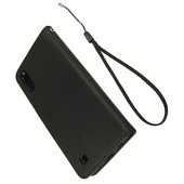 Pokrowiec etui z klapką na magnes Fancy Case czarne SAMSUNG Galaxy A10 / 5