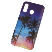 Pokrowiec etui silikonowe wz�r Egzotyczne Palmy do SAMSUNG Galaxy A40