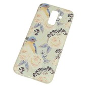 Pokrowiec etui silikonowe wz�r Herbaciana R�a do SAMSUNG Galaxy A6+ 2018
