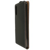Pokrowiec z klapką na magnes Prestige Slim Flexi czarny SAMSUNG Galaxy A70 / 4