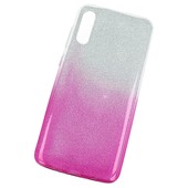 Pokrowiec etui z brokatem Bling Ombre różowe do SAMSUNG Galaxy A70