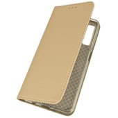 Pokrowiec etui z klapk Magnet Book zote do SAMSUNG Galaxy A7 2018