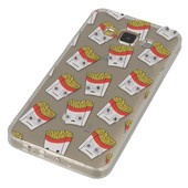 Pokrowiec etui żelowe Ruchome Oczka Frytki SAMSUNG Galaxy A3