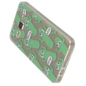 Pokrowiec etui żelowe Ruchome Oczka Kaktusy SAMSUNG Galaxy A3 / 5