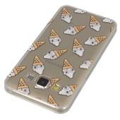 Pokrowiec etui żelowe Ruchome Oczka Lody SAMSUNG Galaxy A3 / 2
