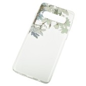 Pokrowiec etui silikonowe Floral Jasmine do SAMSUNG Galaxy S10