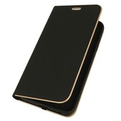 Pokrowiec etui Portfelowe z ramką Vennus Book czarne do SAMSUNG Galaxy J4