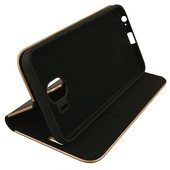 Pokrowiec etui Portfelowe z ramką Vennus Book czarne SAMSUNG Galaxy J4 / 4