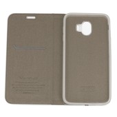 Pokrowiec etui Portfelowe z ramką Vennus Book szare SAMSUNG Galaxy J4 / 2