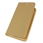 Pokrowiec etui Portfelowe z ramką Vennus Book złote SAMSUNG Galaxy J4