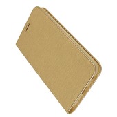 Pokrowiec etui Portfelowe z ramką Vennus Book złote SAMSUNG Galaxy J4 / 6