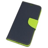 etui z klapk� etui z klapk� na magnes Fancy Case granatowo-limonkowe do NOKIA 6.1 2018