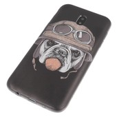 Pokrowiec etui silikonowe wzór Motodog do NOKIA 3.1