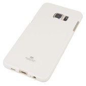 Pokrowiec etui silikonowe Mercury JELLY CASE bia�e do SAMSUNG Galaxy S6 Edge+